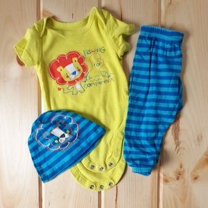 Children's Place Fishing Lion Outfit with Hat